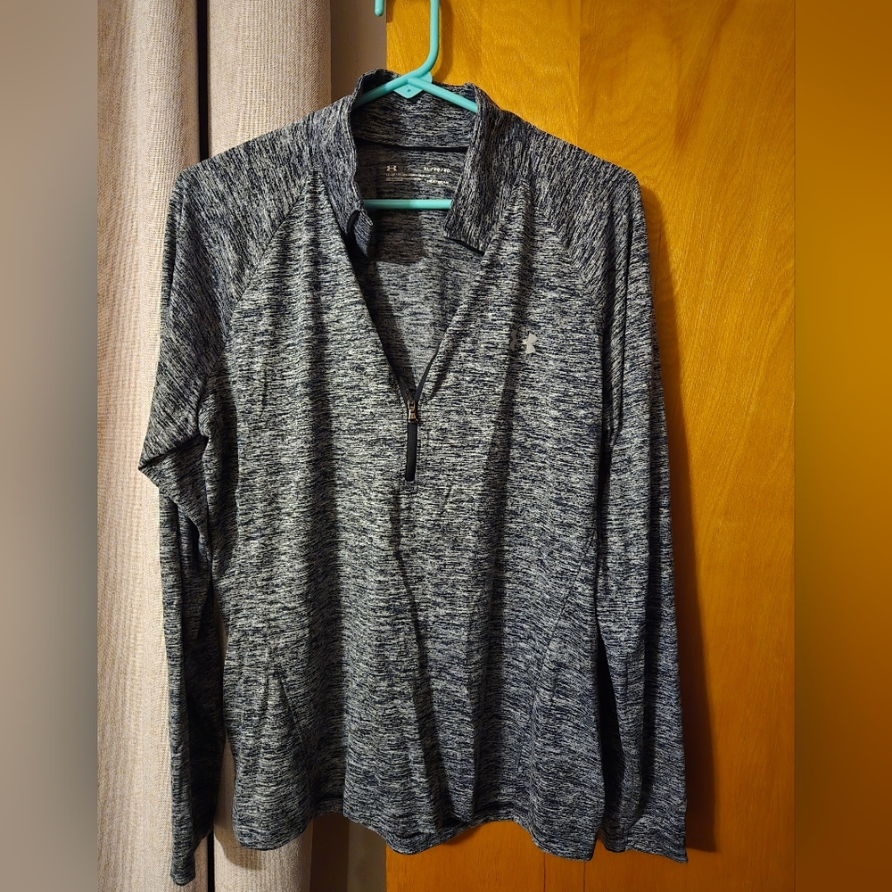 Under Armour Gray Quarter-Zip Pullover